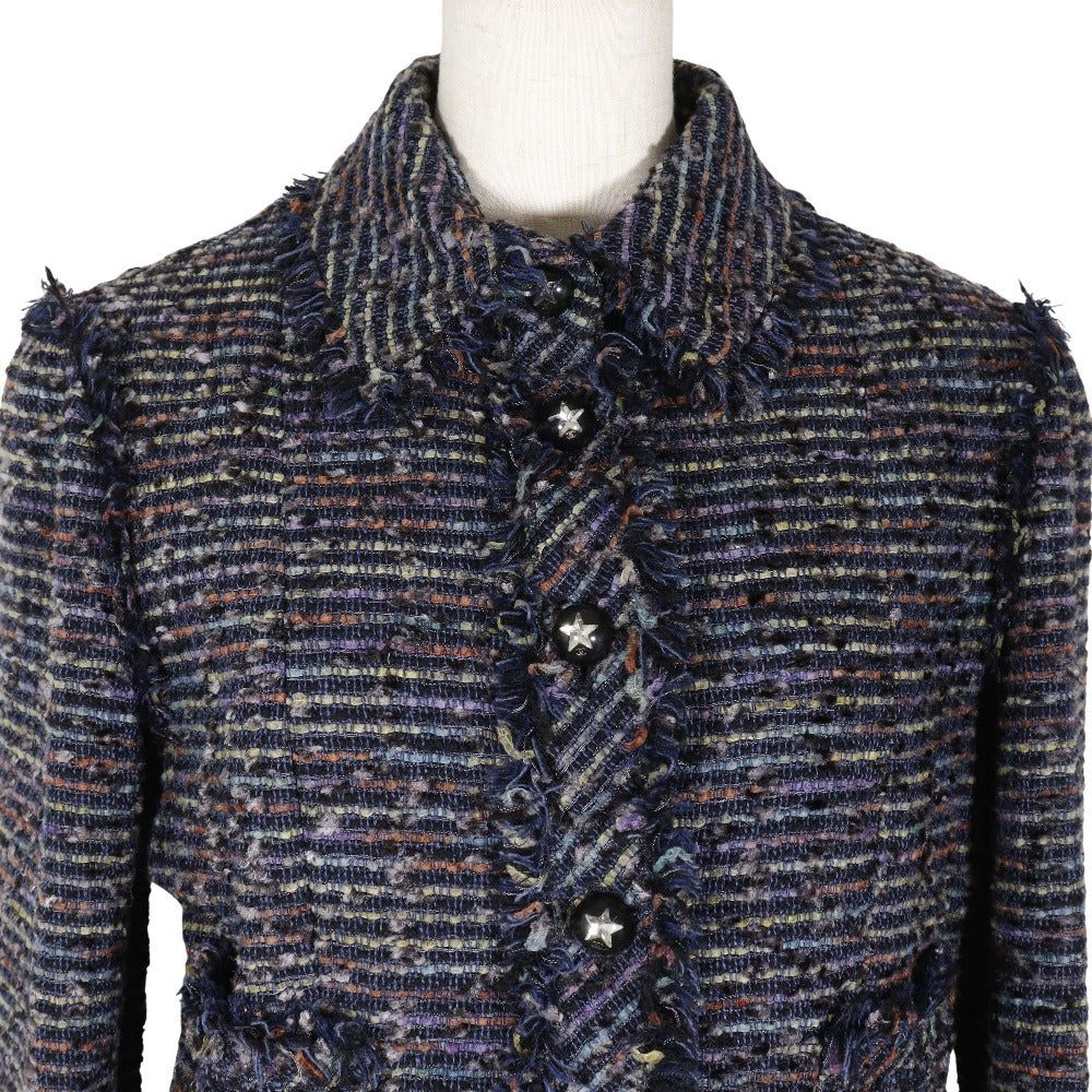 Chanel Tweed Star Button Tailored Jacket