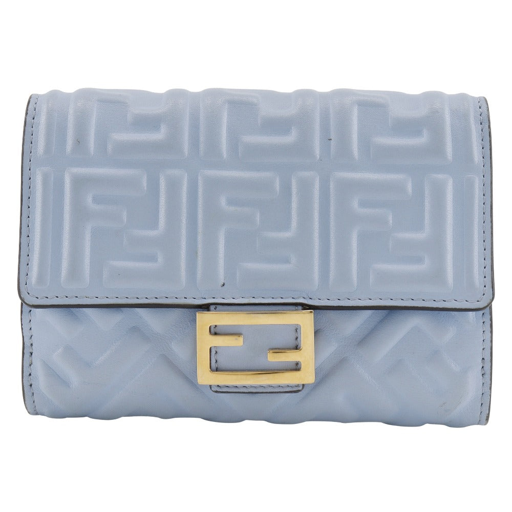 Fendi Medium Baguette Wallet FF Embossed