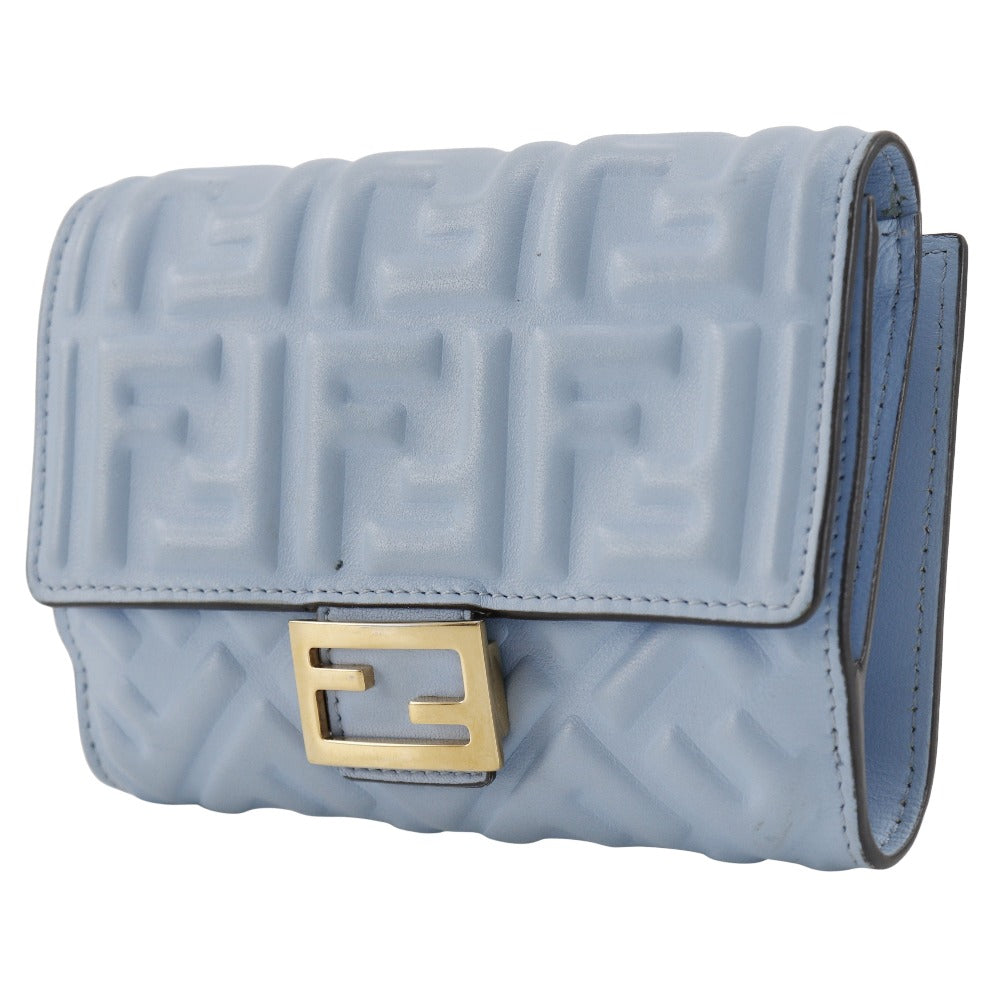 Fendi Medium Baguette Wallet FF Embossed