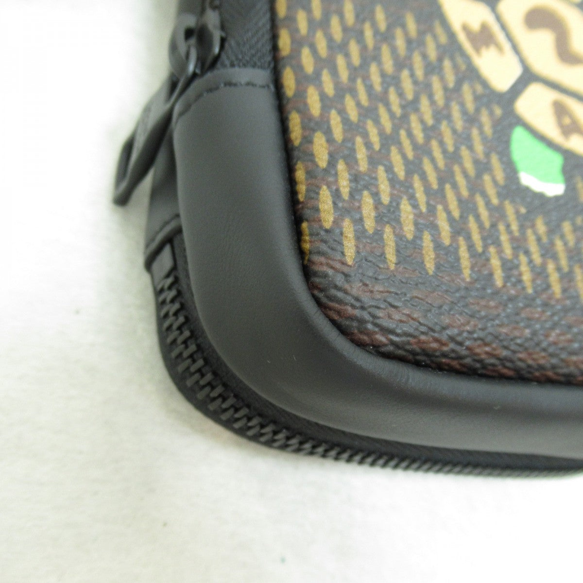 Louis Vuitton x NIGO Double Phone Pouch N40377 Giant Damier Ebene Canvas  Bag