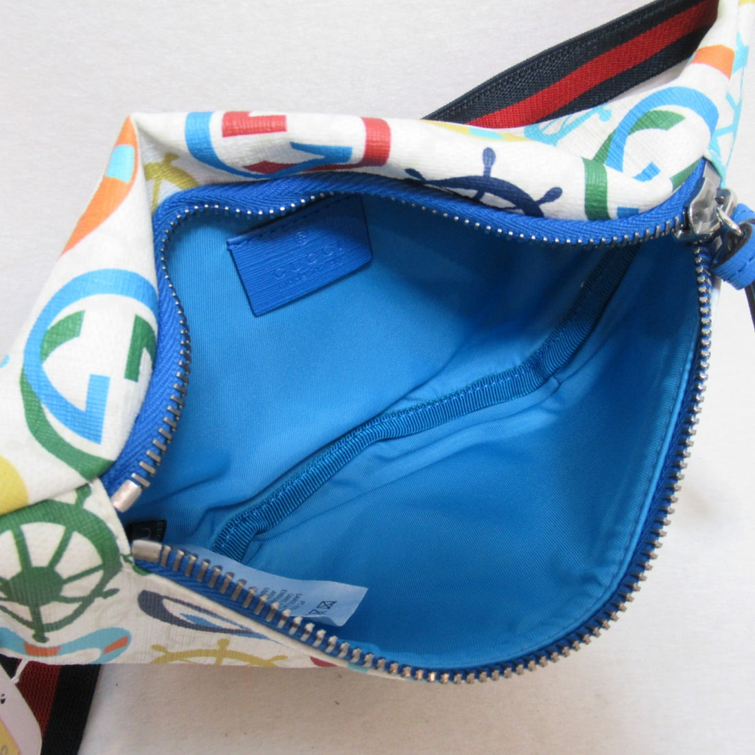 Children's GG Sea Print Belt Bag 502000