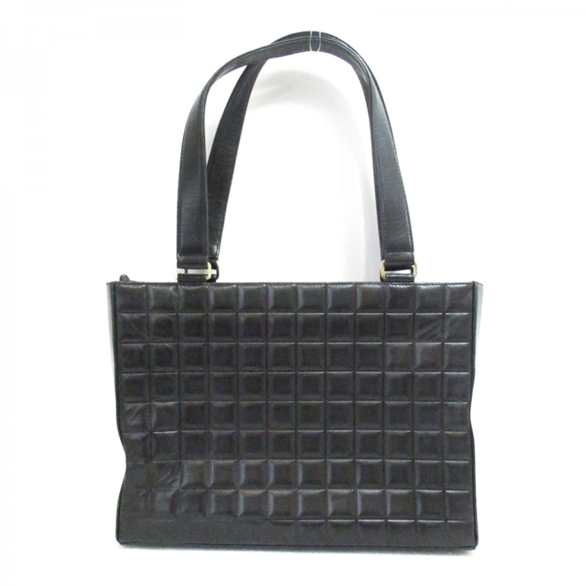 Chanel CC Choco Bar Shoulder Bag Leather Shoulder Bag in Excellent condition