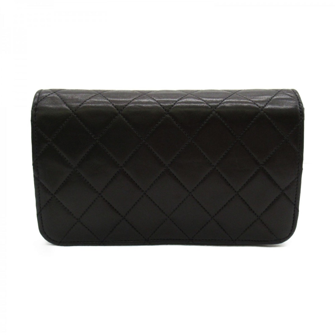 CC Quilted Leather Full Flap Bag