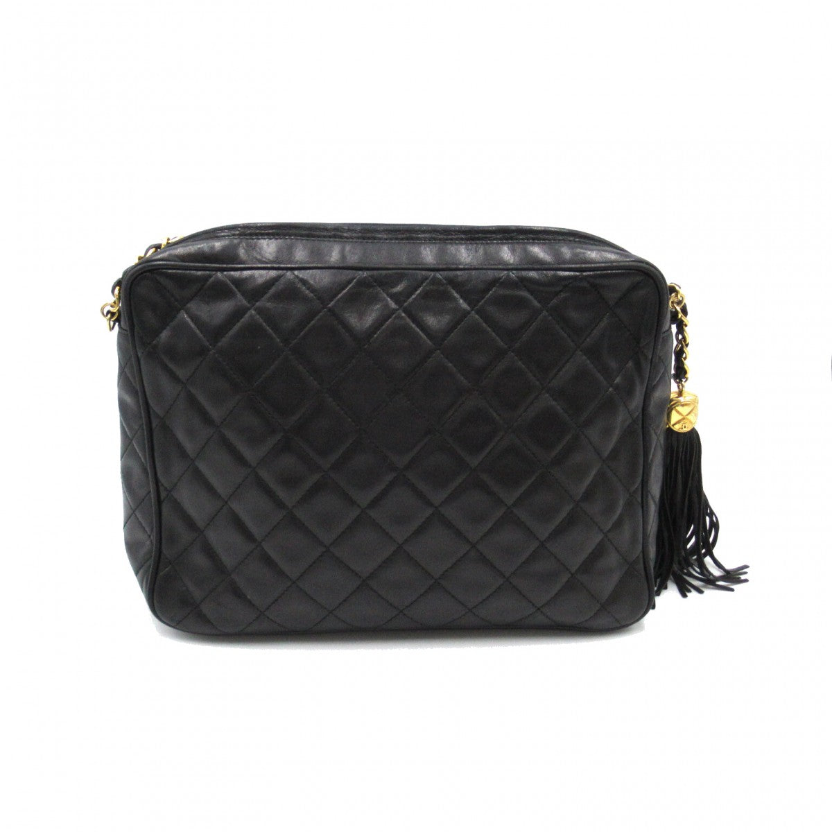 CC Quilted Leather Tassel Camera Bag