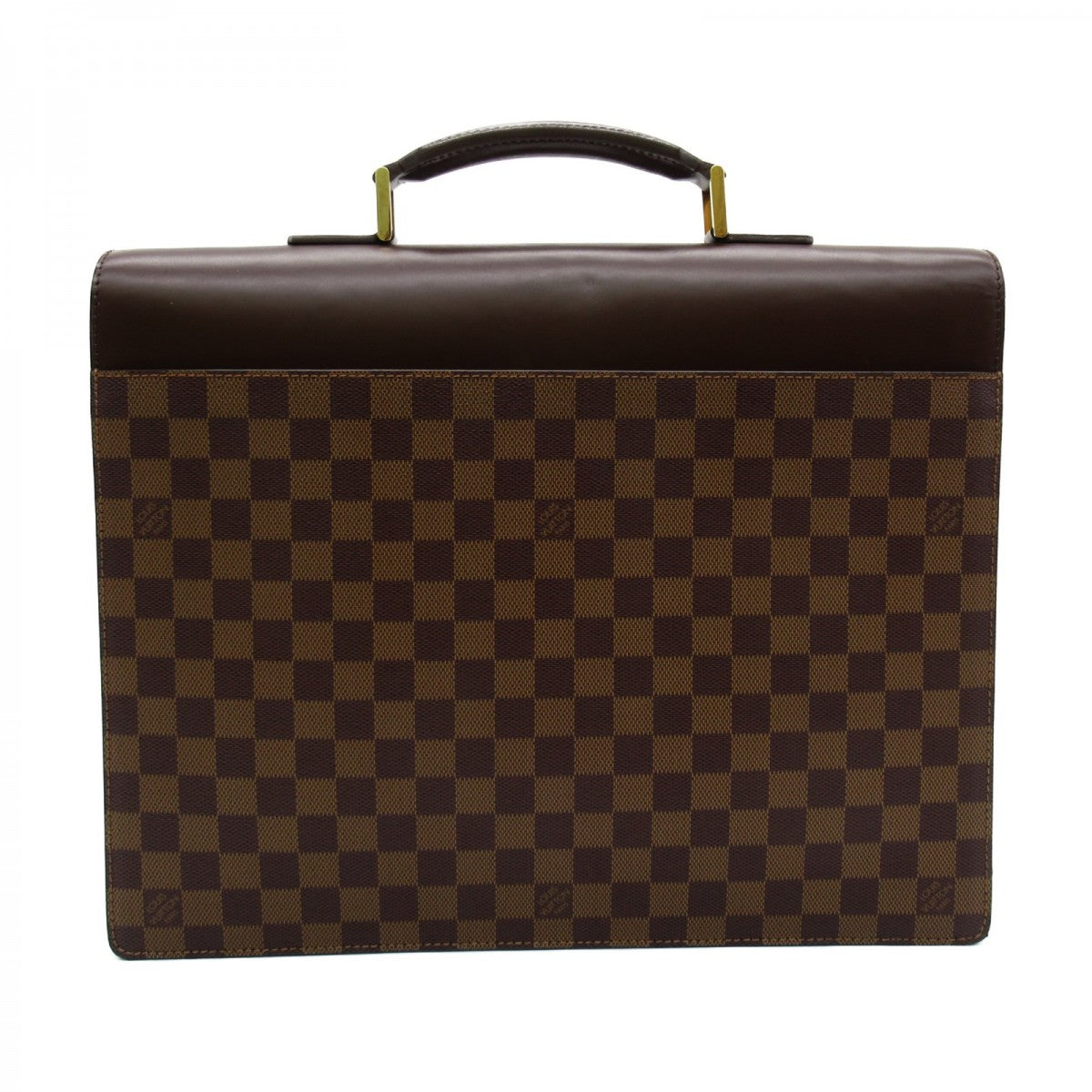 Louis Vuitton Damier Ebene Altona PM Canvas Business Bag N53315 in Excellent condition