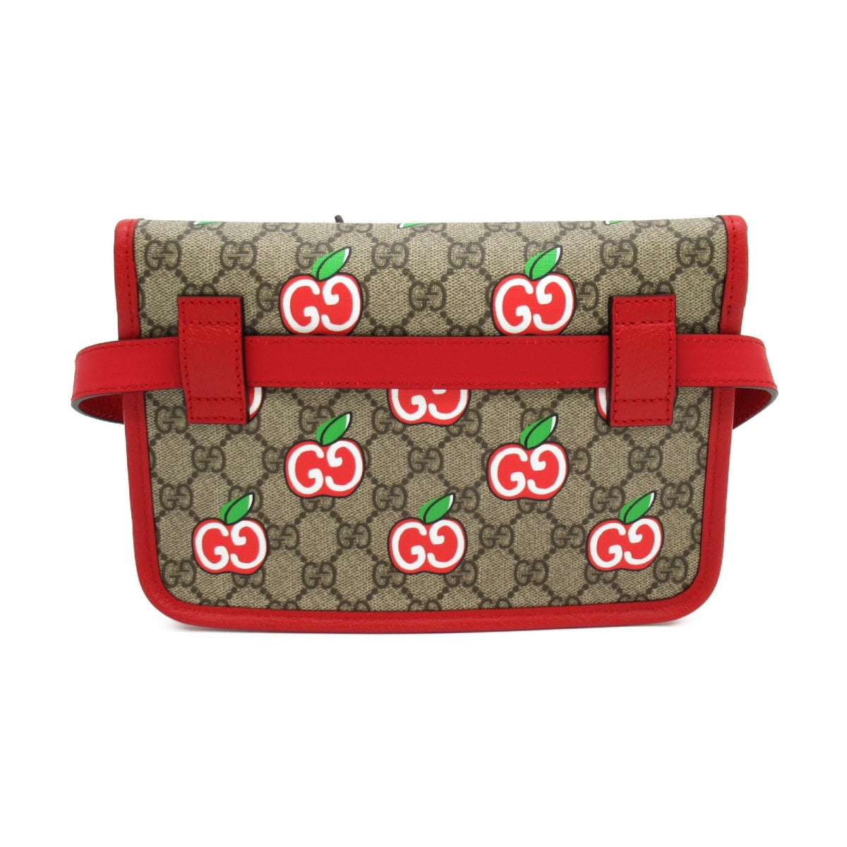 Gucci GG Supreme GG Apple Belt Bag Canvas Belt Bag 625233 in Excellent condition