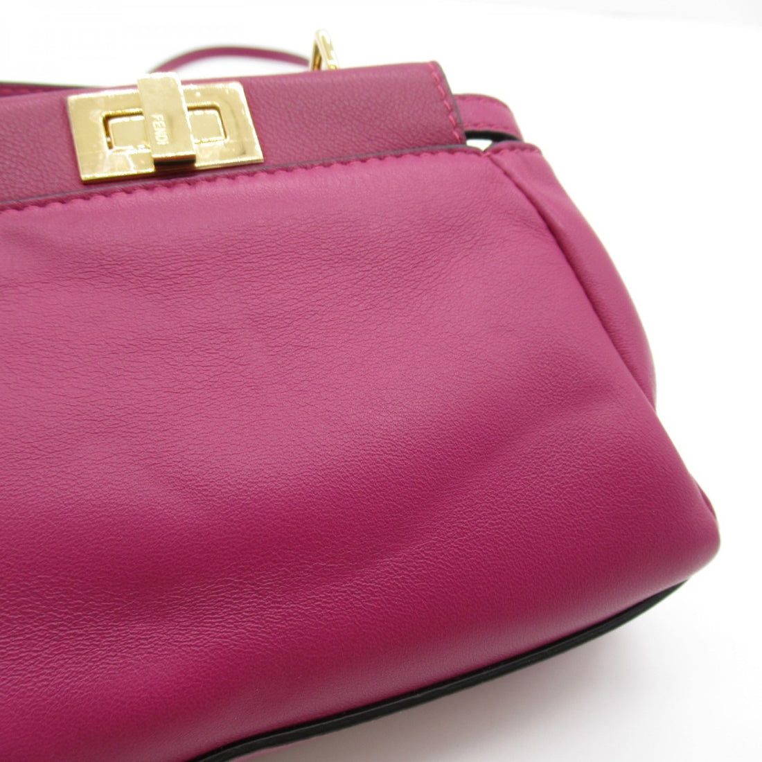 Fendi Micro Leather Peekaboo Crossbody Bag Leather Crossbody Bag in Excellent condition