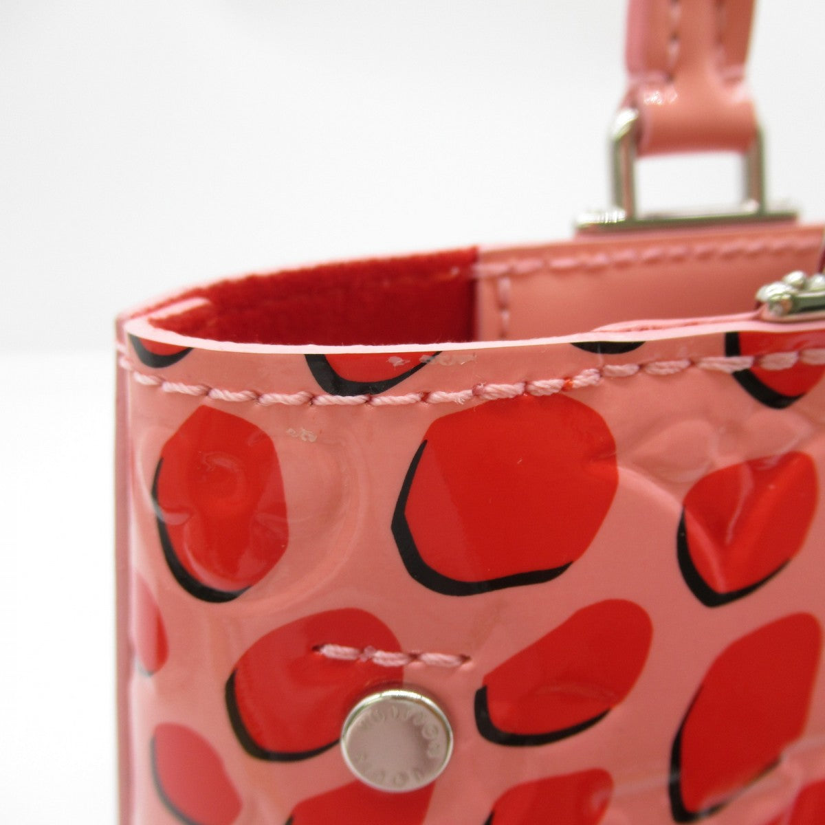 Louis Vuitton Open Tote Monogram Vernis Jungle Dots Sugar Pink