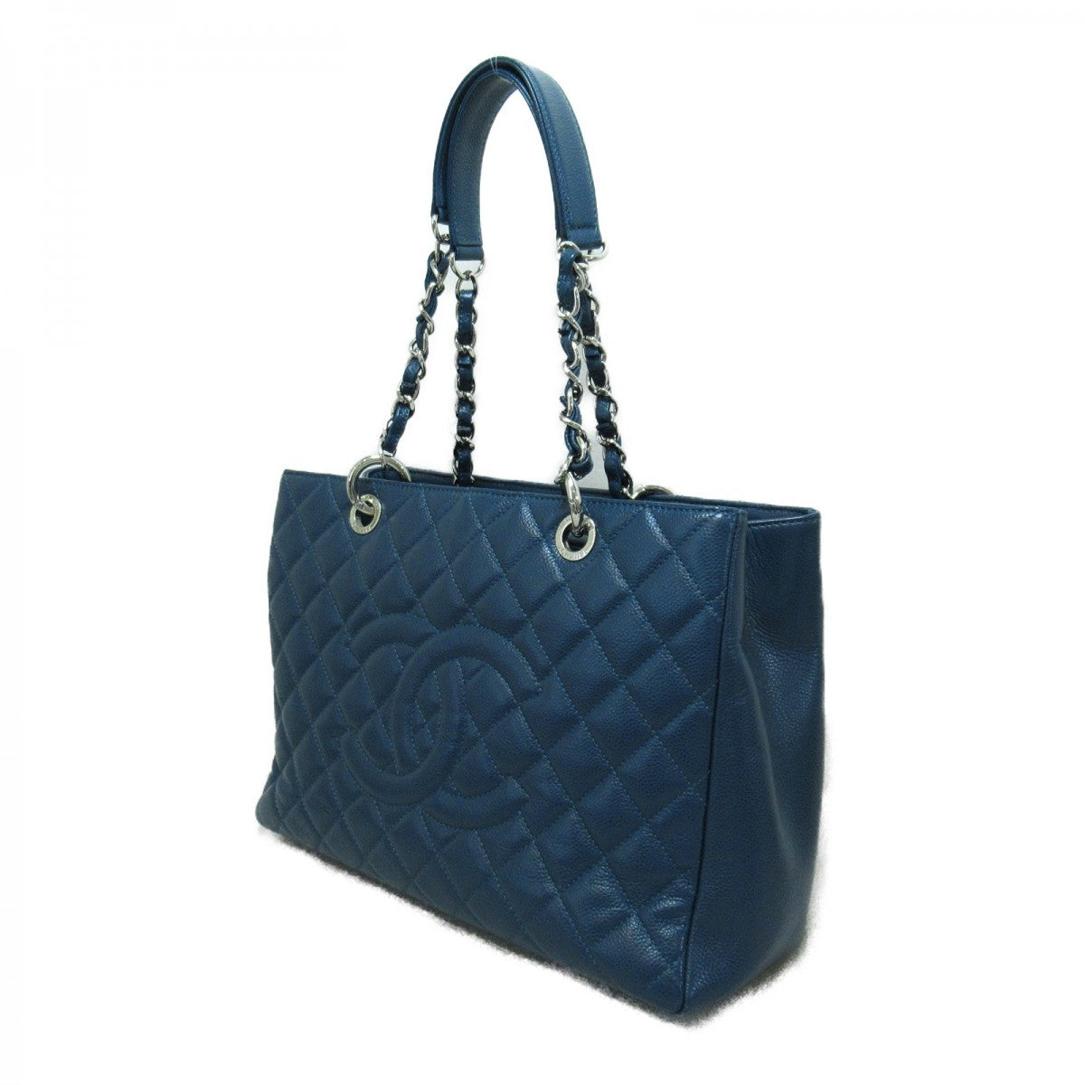 CC Quilted Caviar Chain Tote Bag A50995