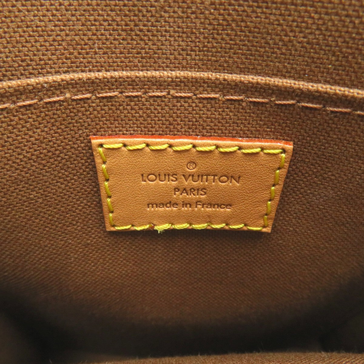 Louis Vuitton M81295 Petit Sac Plat, Brown, One Size