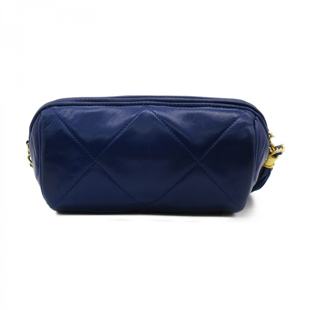 CC Quilted Leather Barrel Bag
