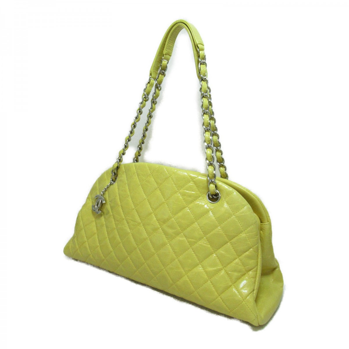 Just Mademoiselle Quilted Leather Bowling Bag