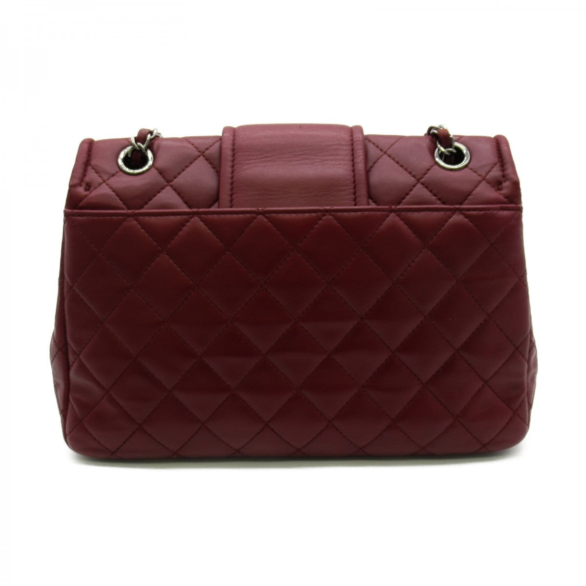 Quilted Leather Triomphe Chain Shoulder Bag – LuxUness