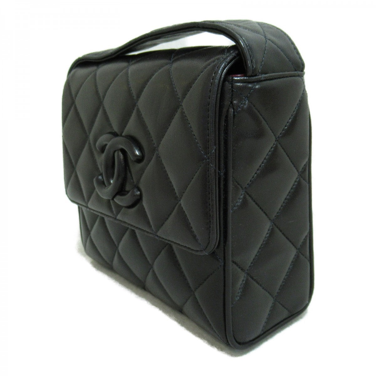 CC Quilted Leather Flap Crossbody Bag