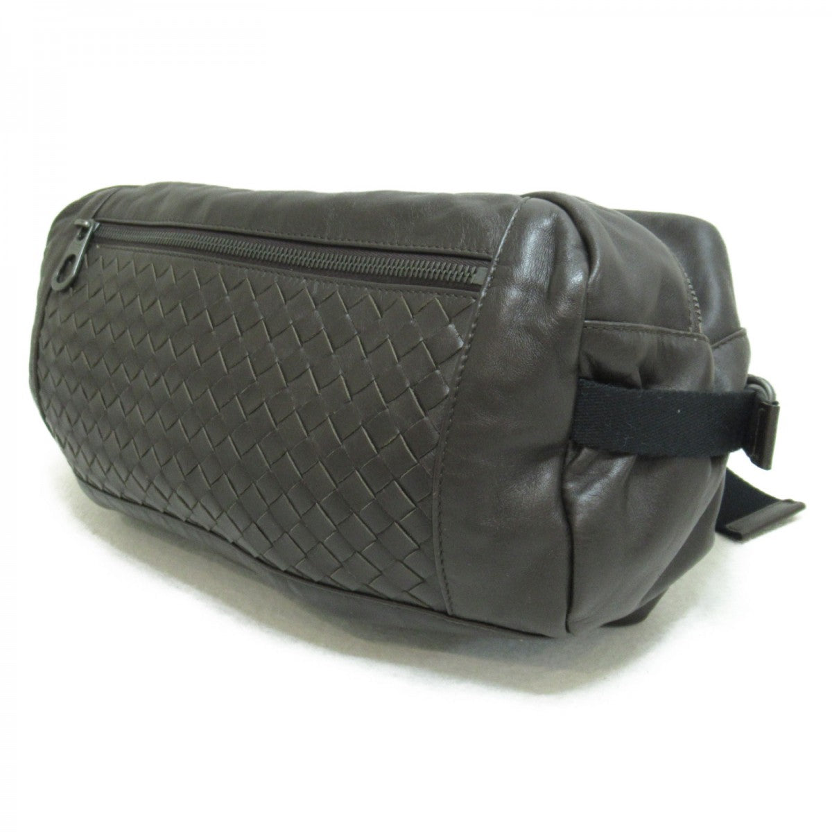 Intrecciato Leather Belt Bag 368899
