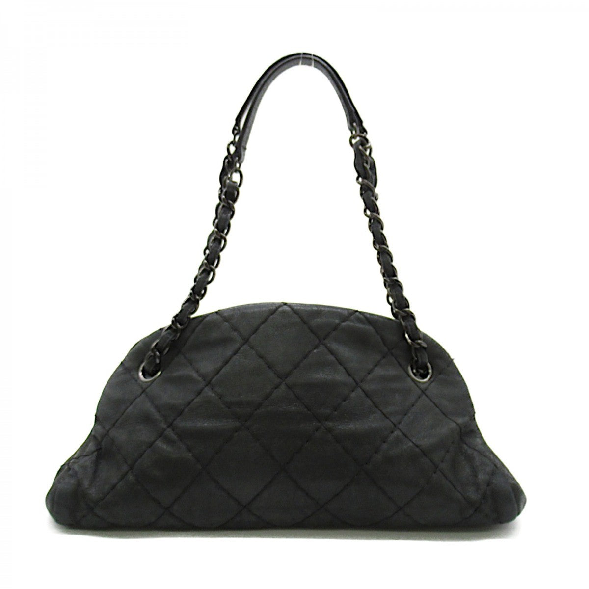 Just Mademoiselle Quilted Leather Bowling Bag A50557