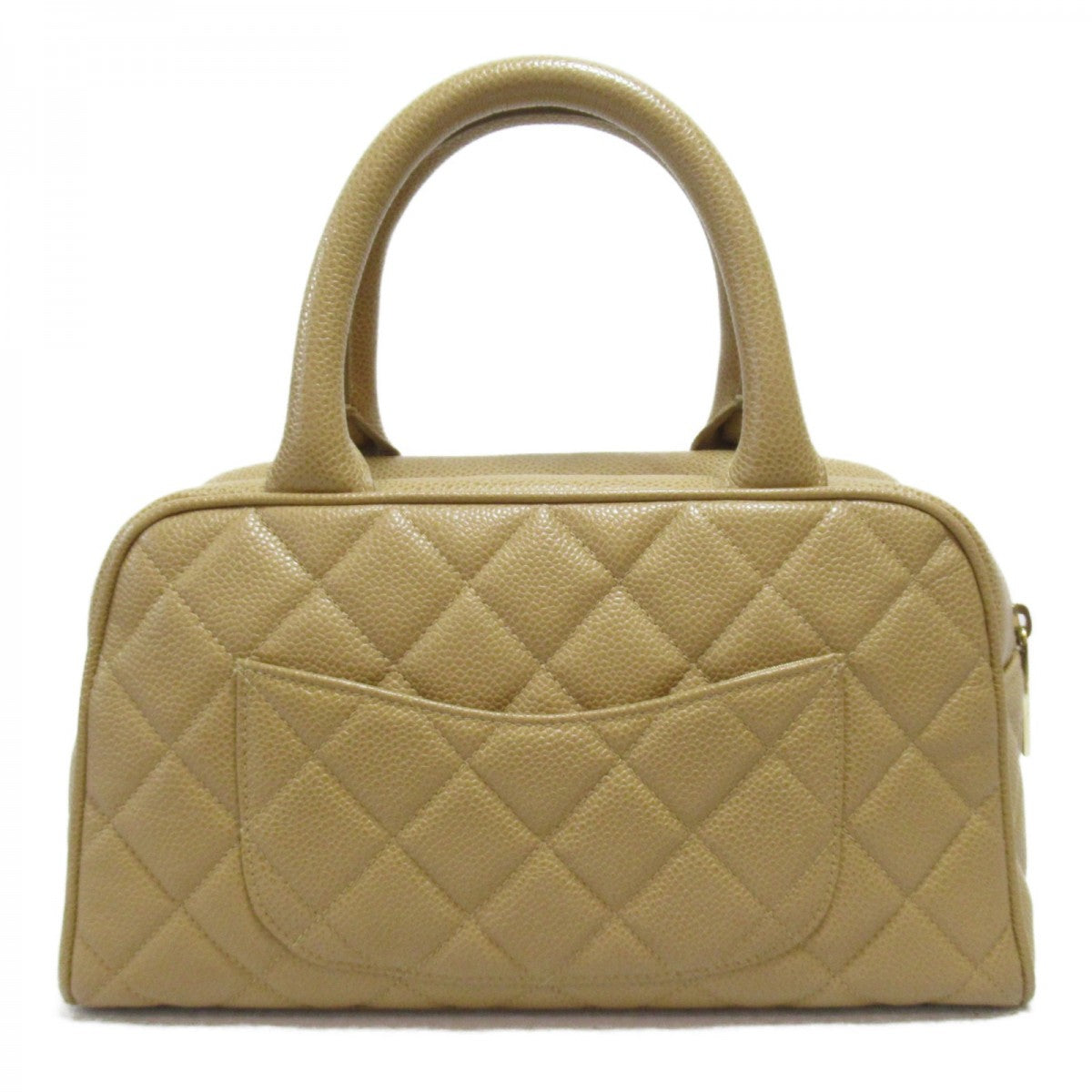 CC Quilted Caviar Boston Bag