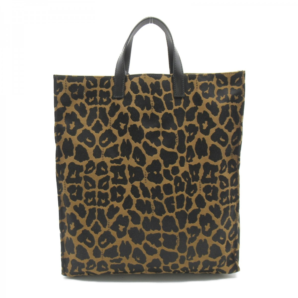 Leopard Print Canvas Tote Bag 8BH173