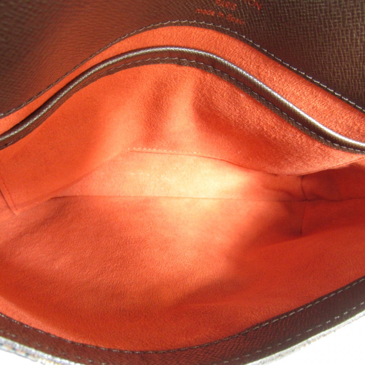 Louis Vuitton Muset Tango Size Long Orange N51255 Damier Ebene Canvas