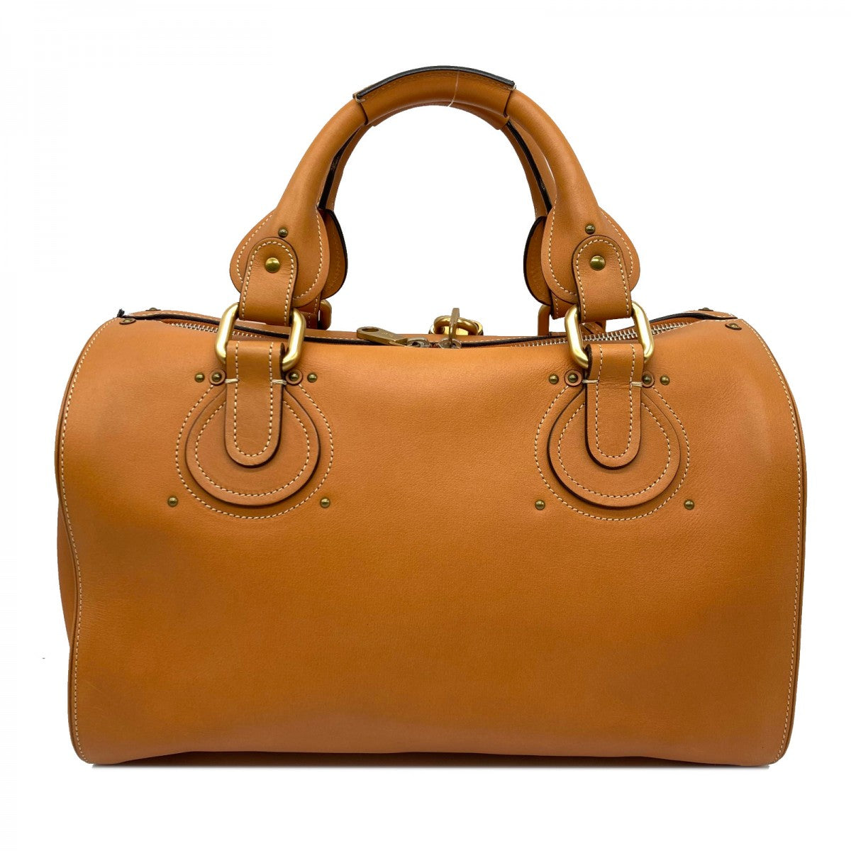Leather Paddington Boston Bag