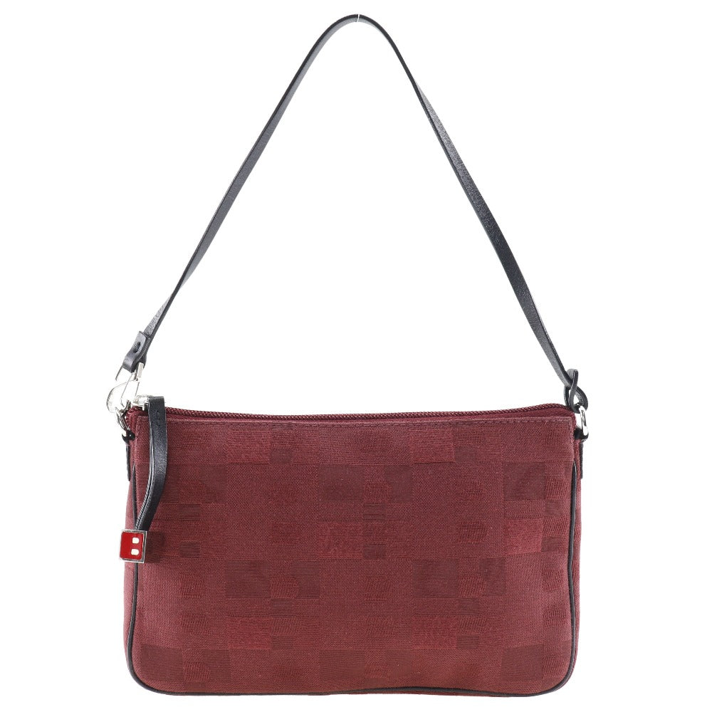 Bally Cotton One-Shoulder Bag Red