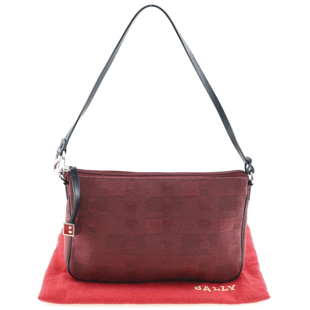 Bally Cotton One-Shoulder Bag Red