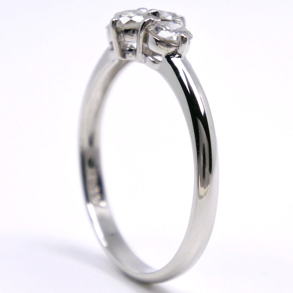 Pt900 Platinum Diamond Ring Size 11