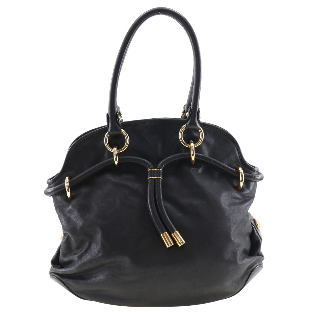 Bally Leather Shoulder Bag Black