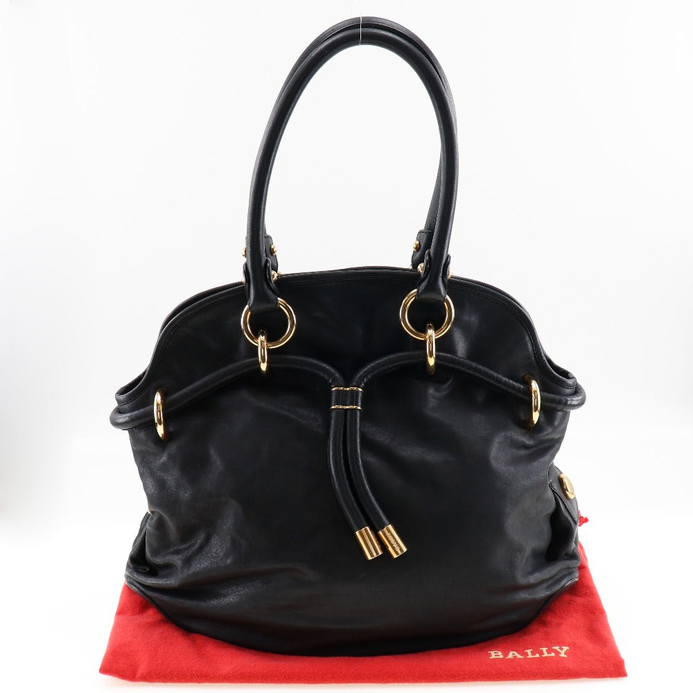 Bally Leather Shoulder Bag Black