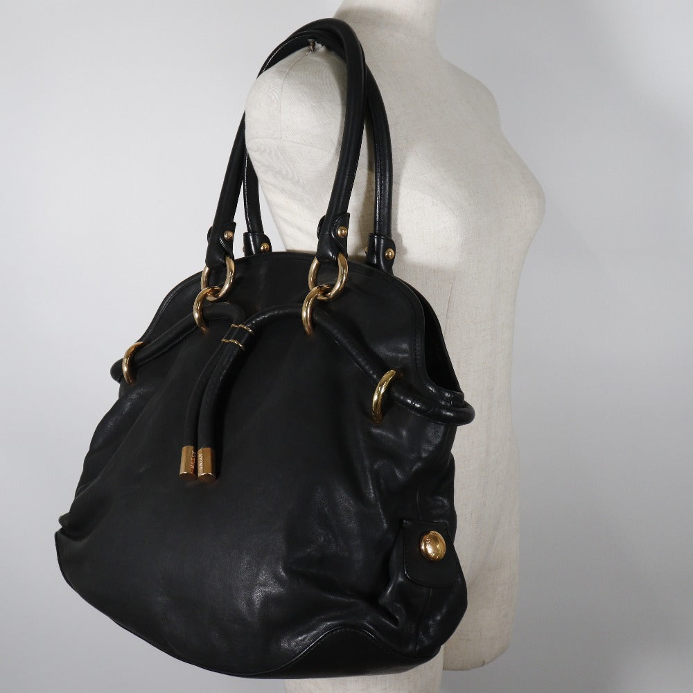 Bally Leather Shoulder Bag Black