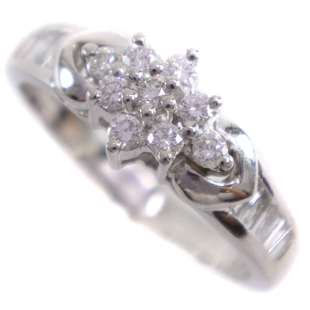 Size 13 Ring in Pt Platinum, Diamond 0.54ct - Women's Used in A Rank