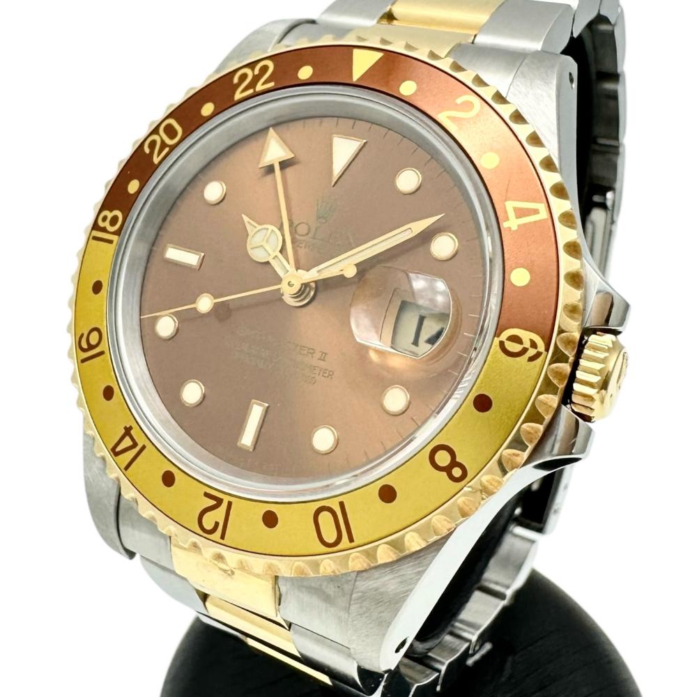 Rolex GMT Master 2 16713 Stainless Steel K18YG