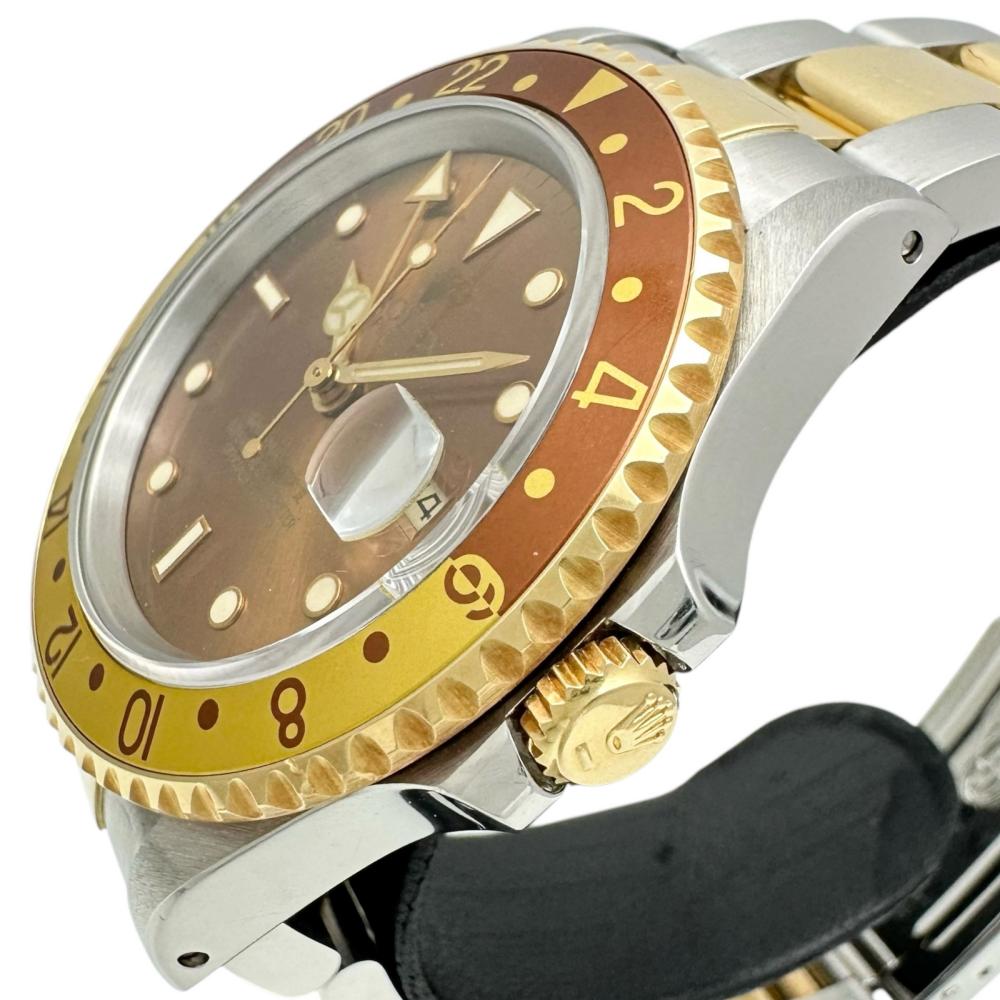 Rolex GMT Master 2 16713 Stainless Steel K18YG