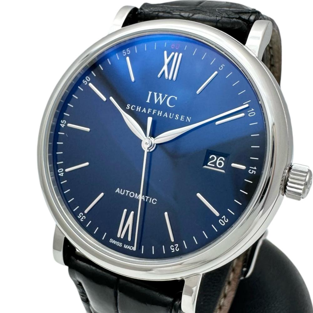 IWC Portofino IW356502 Stainless Steel Leather Watch