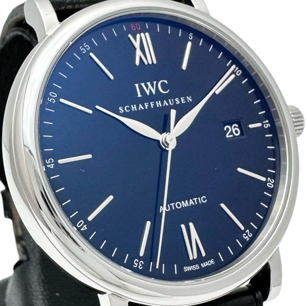 IWC Portofino IW356502 Stainless Steel Leather Watch