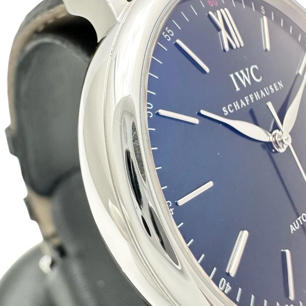 IWC Portofino IW356502 Stainless Steel Leather Watch