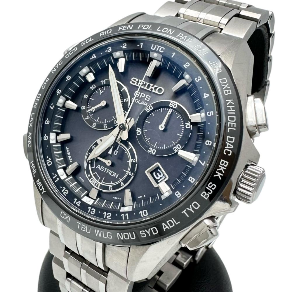 Seiko Astron GPS Solar Titanium Watch SBXB003