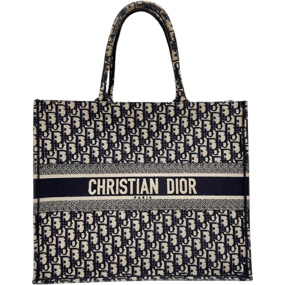 Christian Dior Book Tote Oblique Jacquard Tote Bag