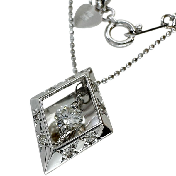 Au750 Diamond Pendant Necklace