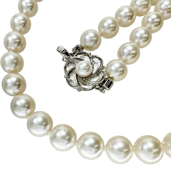 Akoya Pearl Silver Necklace