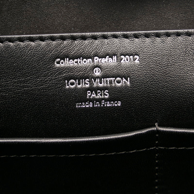 Louis Vuitton Black Monogram Revelation Neo Papillon GM Bag Silver