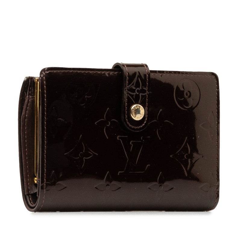 Louis Vuitton Monogram Vernis Portefeuille Viennois Wallet Leather Short Wallet M93521 in Good condition