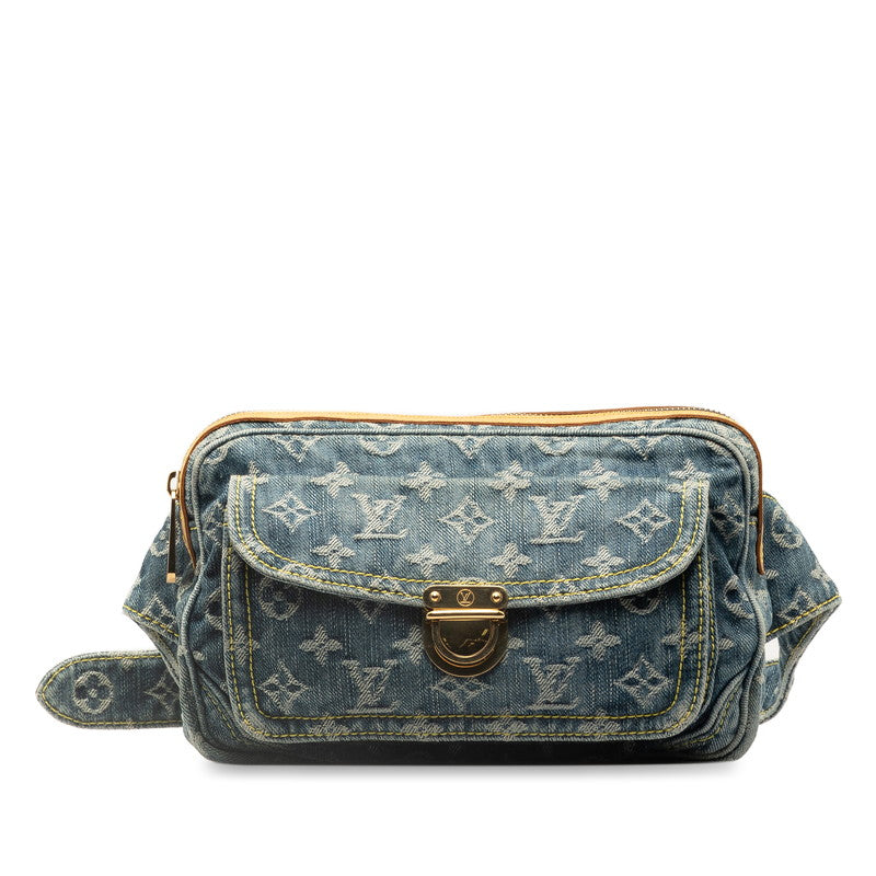 Louis Vuitton Monogram Denim Bum Bag Denim Belt Bag M95347 in Good condition