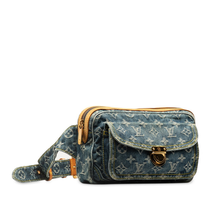 Louis Vuitton Monogram Denim Bum Bag Denim Belt Bag M95347 in Good condition