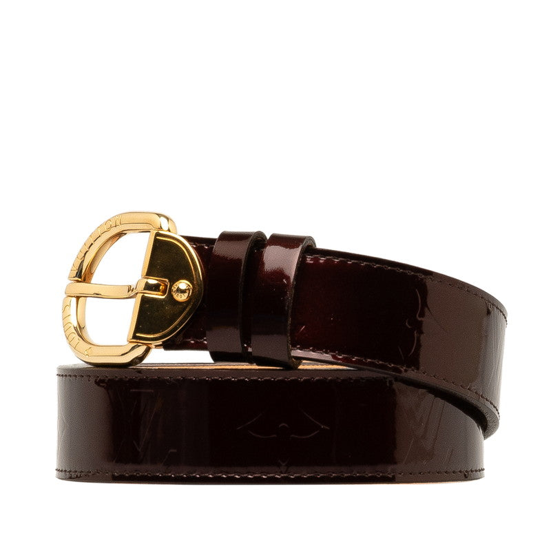Louis Vuitton Monogram Vernis Leather Belt Leather Belt M6979 in Good condition