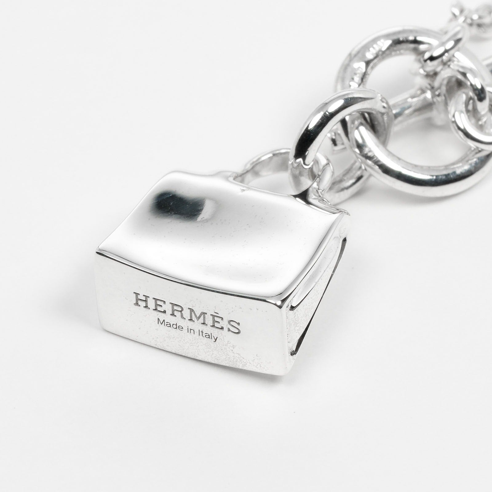 Hermes Amulet Kelly Necklace Silver 925