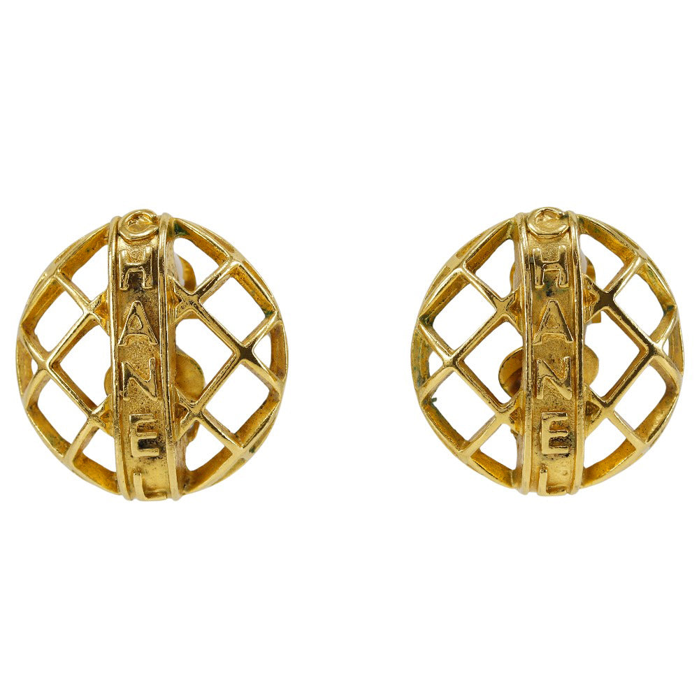 Chanel Gold Plated Earrings