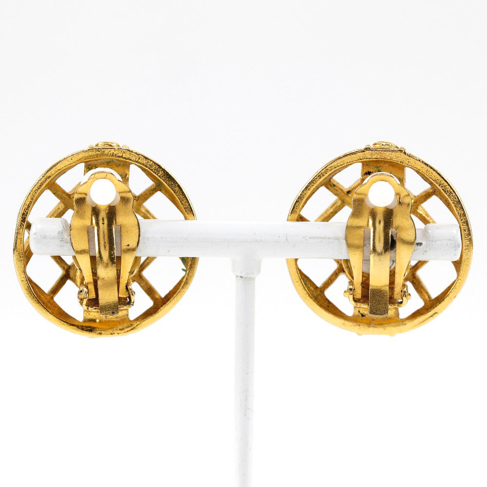 Chanel Gold Plated Earrings