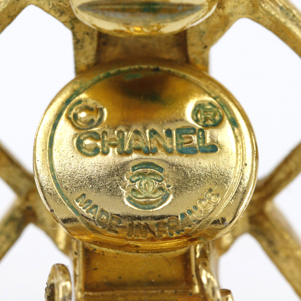 Chanel Gold Plated Earrings