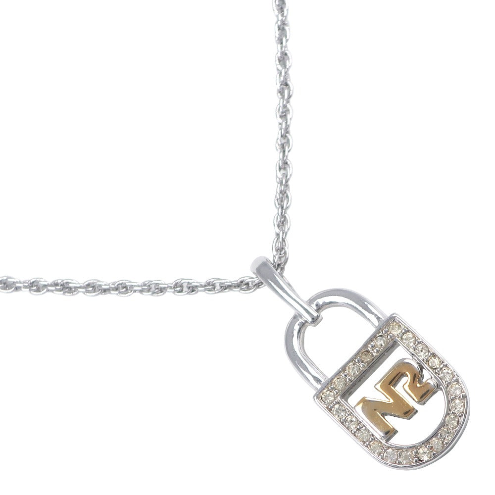 Nina Ricci Logo Silver Necklace